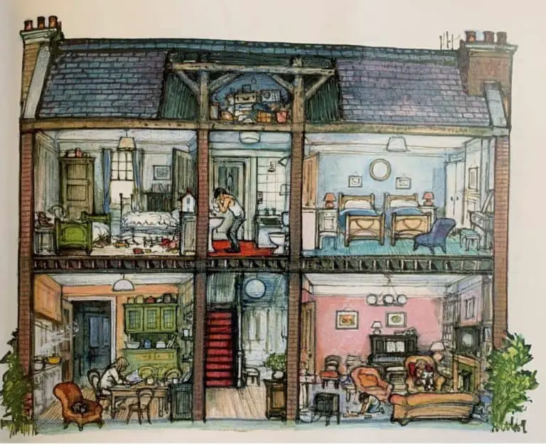 Cutaway Houses In Picture Books SLAP HAPPY LARRY