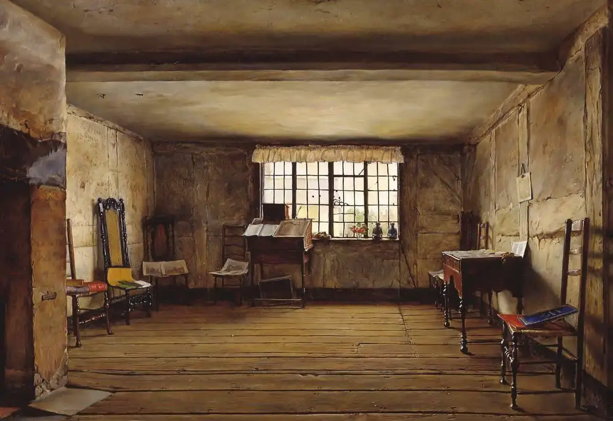 Henry Wallis - The Room in Which Shakespeare Was Born 1853