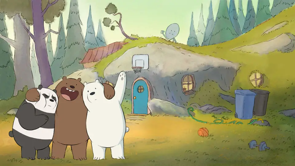 We Bare Bears cave house