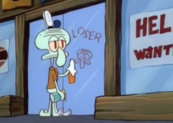 Squidward Loser