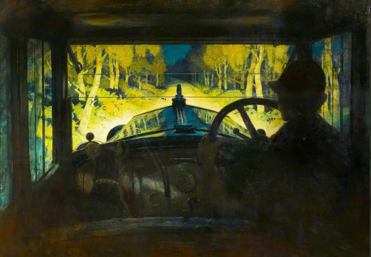 The Enchanted Road by Frank O. Salisbury, oil on canvas, c1928