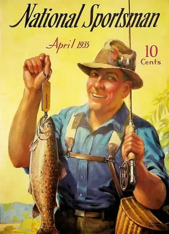 Vintage National Sportsman Magazine February 1924 Hunting Rabbit Fishing