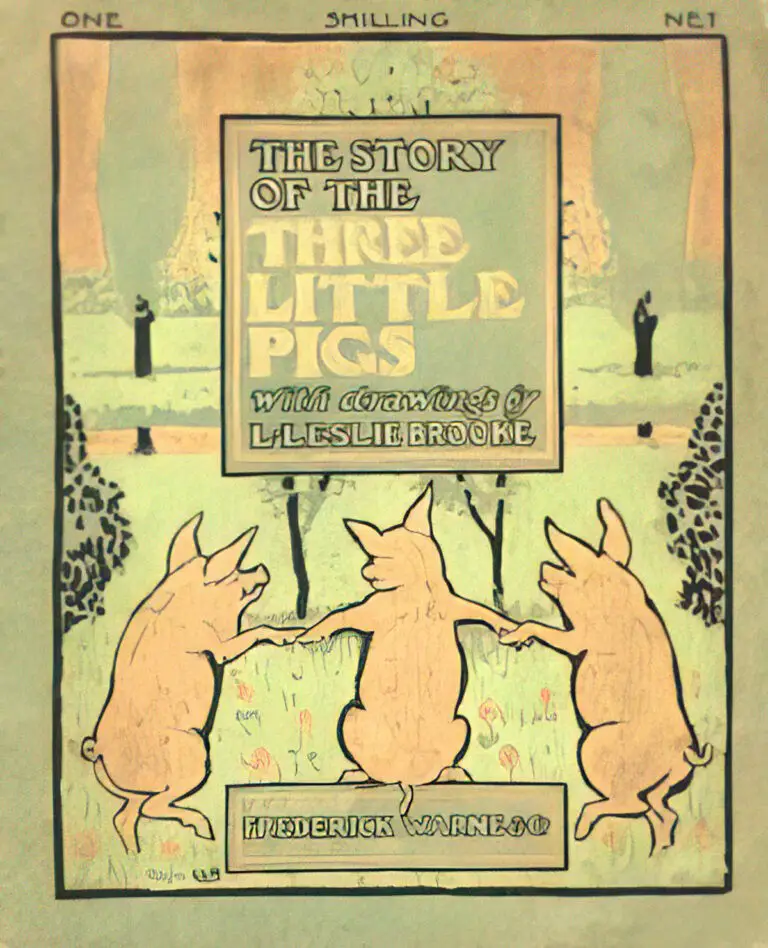 The Three Little Pigs Illustrated by Leonard Leslie Brooke Fairy Tale ...