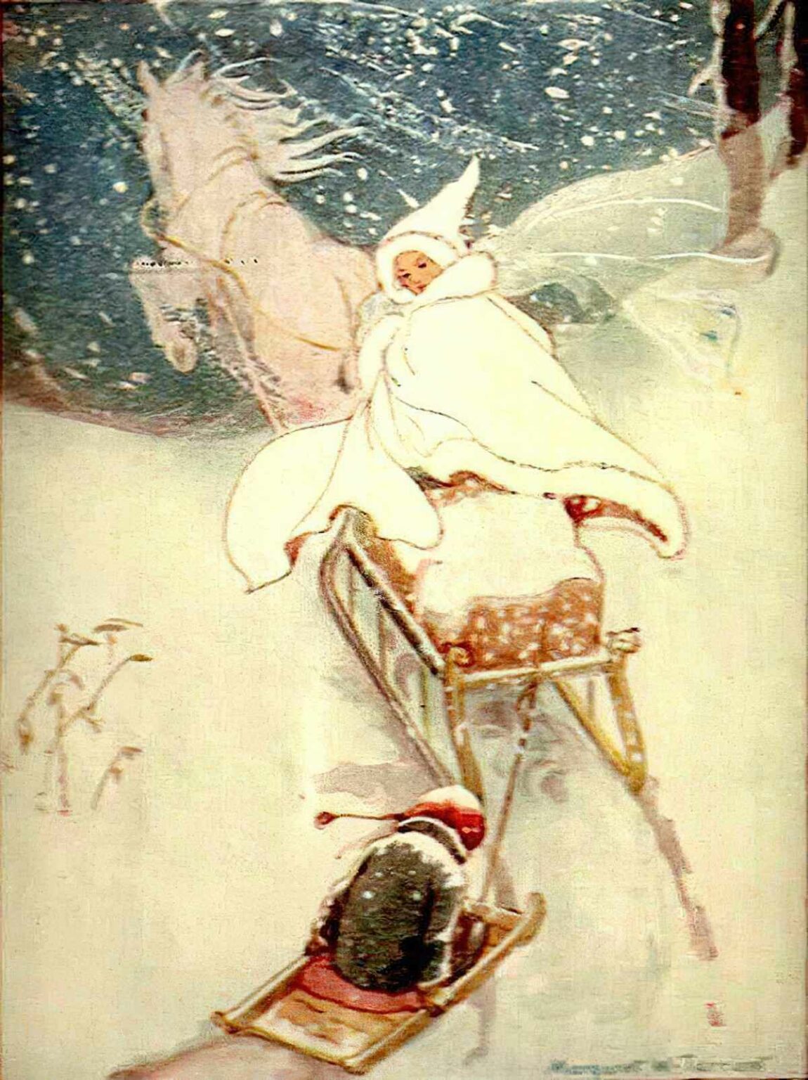 Margaret Tarrant иллюстрации Снежная Королева