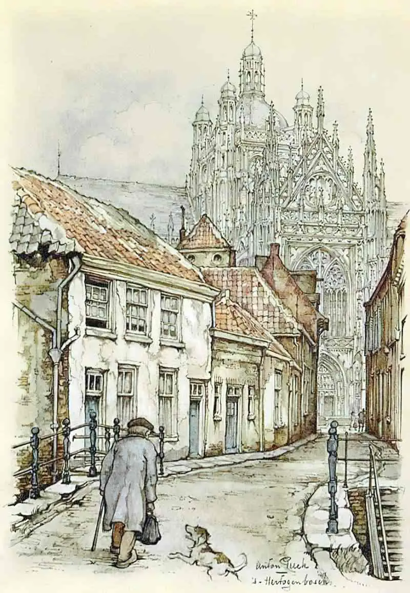 Европейские иллюстрации. Антон Pieck. Anton Pieck художник. Антон пик художник. Anton Pieck Гравюры.